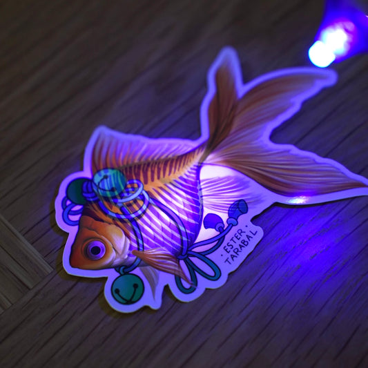 Fish sticker - Invisible ink